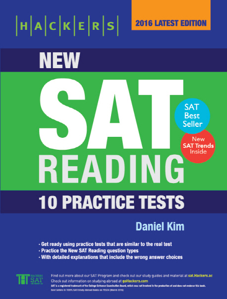 Hackers New SAT Reading: 10 Practice Tests
